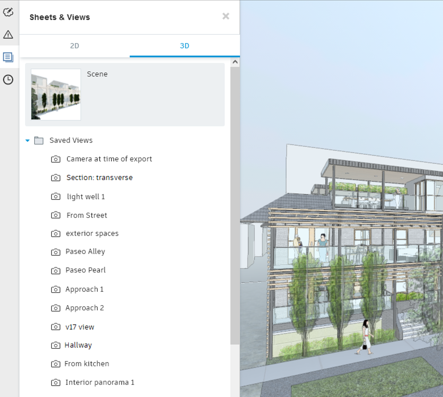 Autodesk Docs cameras for FormIt Scenes