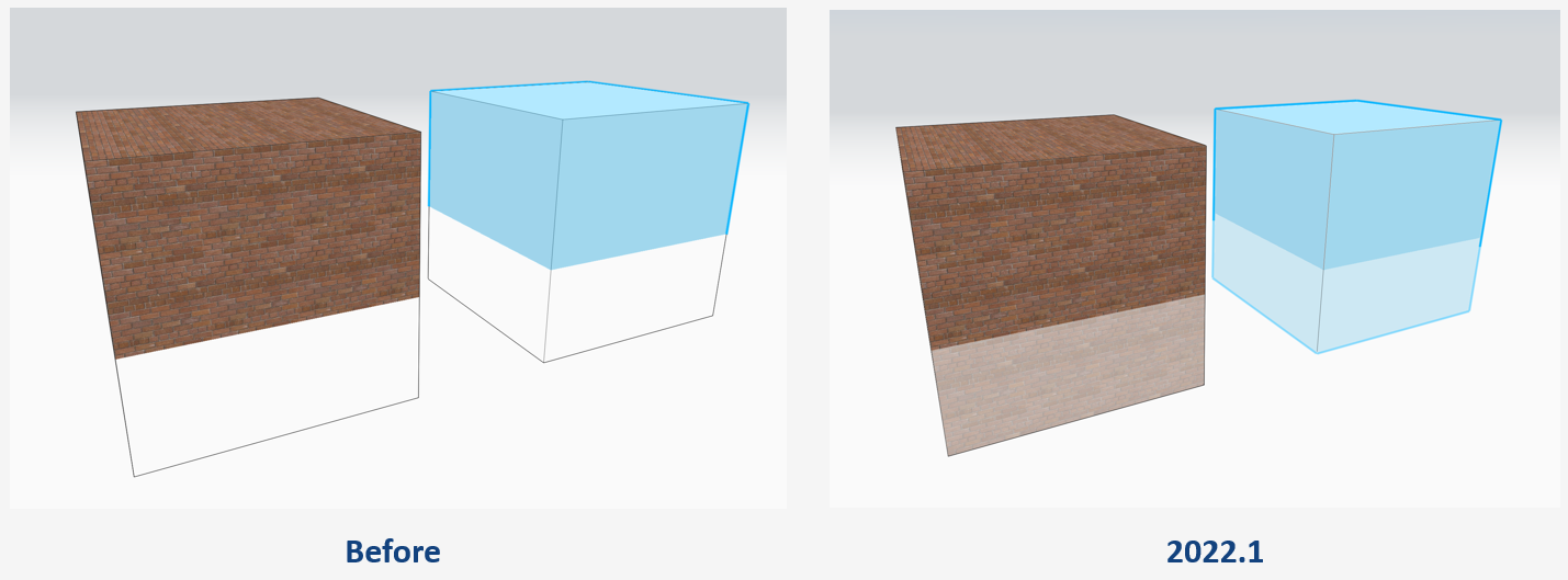 Improvements to ground plane graphics